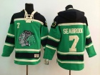 Chicago Blackhawks #7 Brent Seabrook Green NHL Hockey Sweaters