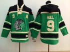 Chicago Blackhawks #9 Bobby Hull Green NHL Hockey Sweaters