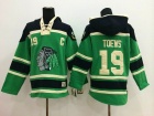 Chicago Blackhawks #19 Jonathan Toews Green NHL Hockey Sweaters