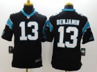 Carolina Panthers #13 Kevin Benjamin Black Nike Limited Jerseys