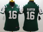 New York Jets #16 Percy Harvin Green Women Nike Limited Jerseys