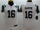 New York Jets #16 Percy Harvin White Women Nike Limited Jerseys