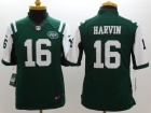 New York Jets #16 Percy Harvin Green Nike Limited Kids Jerseys