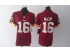 Nike Washington Redskins #16 McCoy Red Women Jerseys