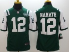 New York Jets #12 Joe Namath Green Nike Limited Jerseys