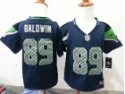 Seattle Seahawks #89 Baldwin Blue Nike Toddler Jerseys