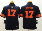 Nike Chicago Bears #17 Alshon Jeffery Blue With Orange Number Youth Limited Jerseys