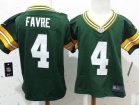 Nike Green Bay Packers #4 Brett Favre Green Toddler Jerseys