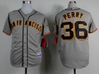 San Francisco Giants #36 Perry Grey Cool Base Jerseys