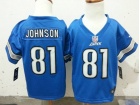 Nike Detroit Lions #81 Johnson Blue Toddler Jerseys