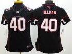 Arizona Cardinals #40 Pat Tillman Black Women Nike Limited Jerseys