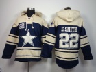 Dallas Cowboys #22 E.Smith Blue Nike NFL Pullover Hoodie Sweatshirts