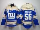 New York Giants #56 Lawrence Taylor Blue Nike NFL Pullover Hoodie Sweatshirts