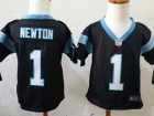 Nike Carolina Panthers #1 Cam Newton Black Toddler Jerseys