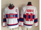 Montreal Canadiens #11 Saku Koivu White CCM Jerseys