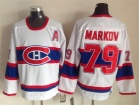 Montreal Canadiens #79 Andrei Markov White CCM Jerseys