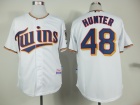 Minnesota Twins #48 Torii Hunter White Cool Base 2015 Jerseys