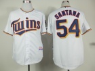 Minnesota Twins #54 Ervin Santana White Cool Base 2015 Jerseys