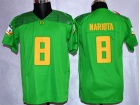 Oregon Duck #8 Marcus Mariota Apple Green Diamond Quest Nike 2015 College Football Playoff Rose Bowl Special Event Jerse