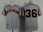 San Francisco Giants #36 Gaylord Perry Grey M&N 1962 Jerseys