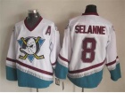 Anaheim Ducks #8 Teemu Selanne White CCM Hockey Jerseys