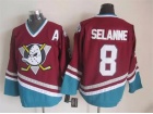 Anaheim Ducks #8 Teemu Selanne Red CCM Hockey Jerseys