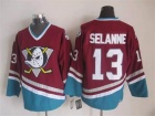 Anaheim Ducks #13 Selanne Red CCM Hockey Jerseys