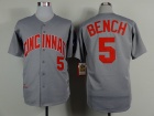 Cincinnati Reds #5  Grey Throwback Jerseys