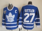 Toronto Maple Leafs #27 Sittler Blue CCM Jerseys