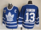 Toronto Maple Leafs #13 Mats Sundin Blue CCM Jerseys