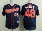 Minnesota Twins #48 Torii Hunter Dark Blue Cool Base Jerseys