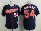 Minnesota Twins #54 Ervin Santana Dark Blue Cool Base Jerseys