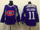 Montreal Canadiens #11 Brendan Gallagher Purple Jerseys