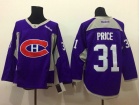 Montreal Canadiens #31 Carey Price Purple Jerseys