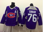 Montreal Canadiens #76 PK Subban Purple Jerseys