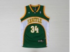 Seattle SuperSonics #34 Ray Allen Green Hardwood Classic Swingman Jerseys