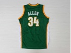 Seattle SuperSonics #34 Ray Allen Green Hardwood Classic Swingman Jerseys