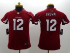 Arizona Cardinals #12 John Brown Red Nike Limited Kids Jerseys