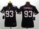 Arizona Cardinals #93 Calais Campbell Black Nike Limited Youth Jerseys