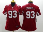 Women Arizona Cardinals #93 Calais Campbell Red Nike Limited Jerseys