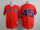 Boston Red Sox #45 Pedro Martinez Red Cool Base Jerseys