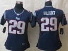 Nike New England patriots #29 LeGarrette Blount Blue Women Jerseys