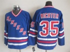 New York Rangers #35 Mike Richter Blue CCM New Style Jerseys