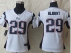 Nike New England patriots #29 LeGarrette Blount White Women Jerseys