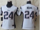 Nike New England Patriots #24 Darrelle Revis White Women Jerseys