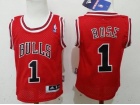 Chicago Bulls #1 Derrick Rose Red NBA Toddler Jerseys