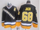 Pittsburgh Penguins #68 Jagr Black CCM New Style Jerseys