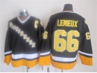 Pittsburgh Penguins #66 Mario Lemieux Black CCM New Style Jerseys