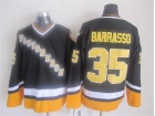 Pittsburgh Penguins #35 Thomas Barrasso Black CCM New Style Jerseys