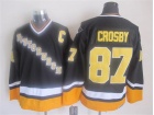 Pittsburgh Penguins #87 Sidney Crosby Black CCM New Style Jerseys